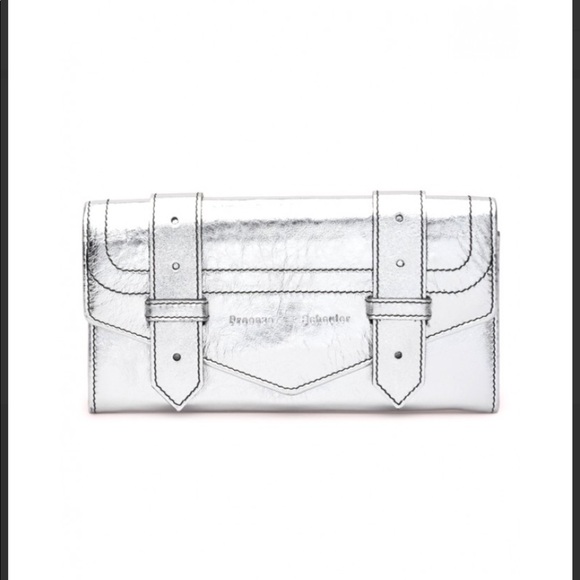 NIB Proenza Schouler Metallic Ps1 Leather/rare - Picture 3 of 4
